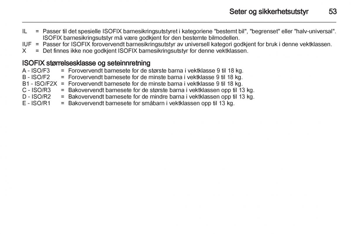 Opel Astra J IV 4 bruksanvisningen / page 55