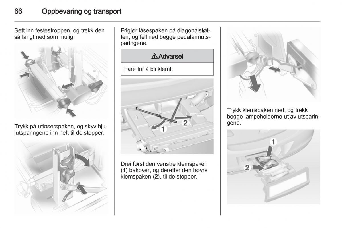 Opel Astra J IV 4 bruksanvisningen / page 68