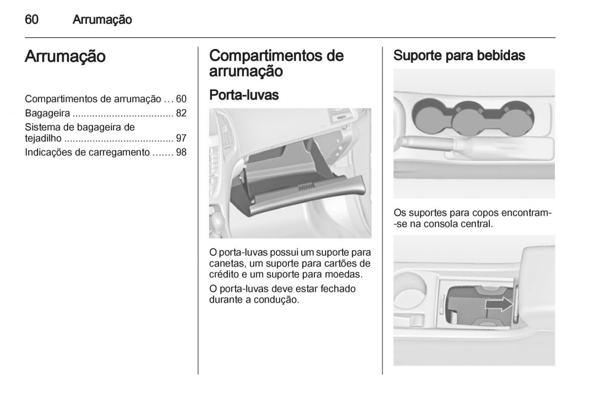 Opel Astra J IV 4 manual del propietario / page 62