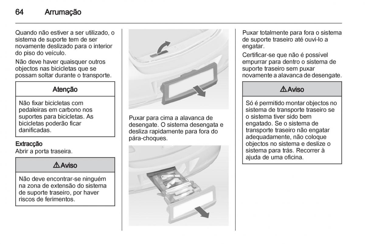 Opel Astra J IV 4 manual del propietario / page 66