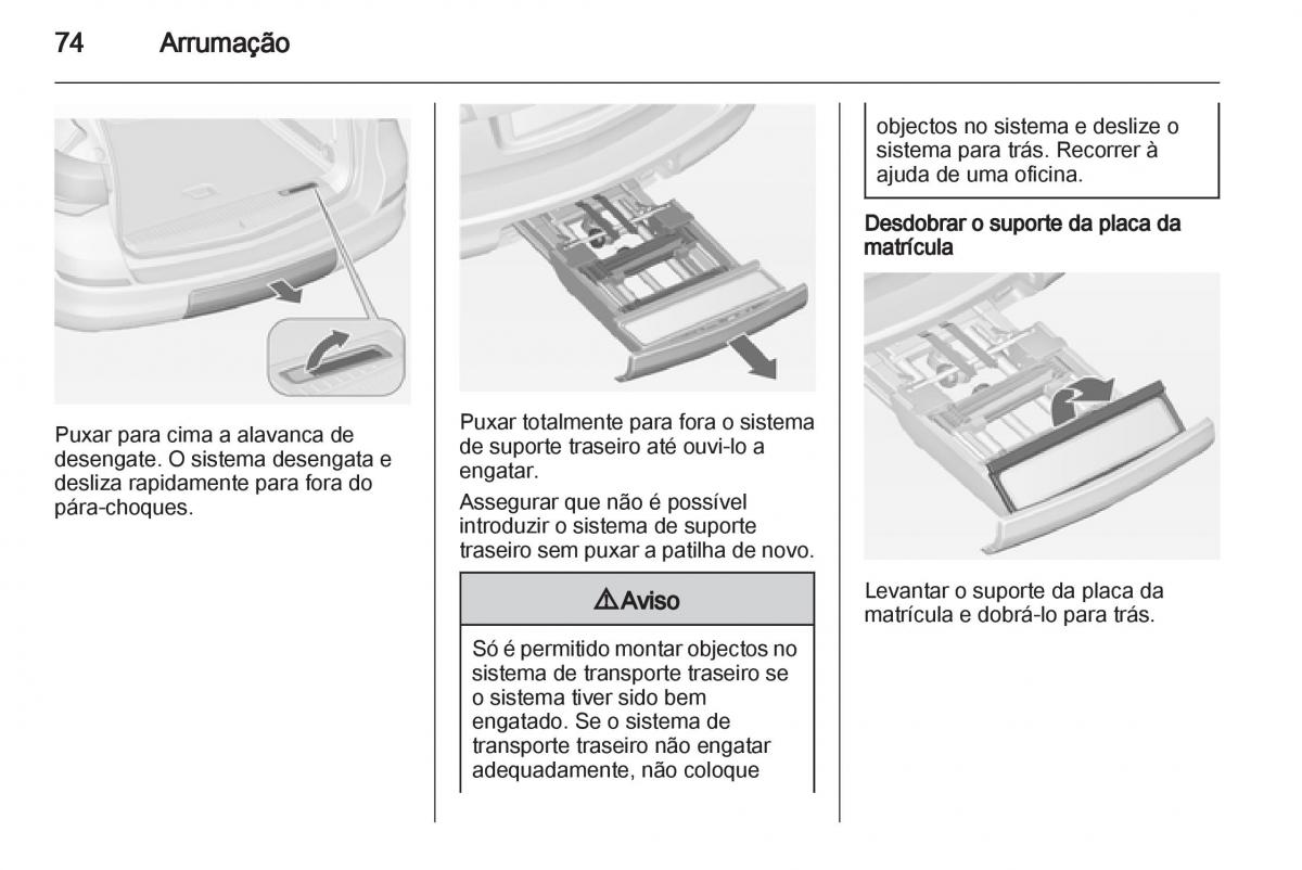 Opel Astra J IV 4 manual del propietario / page 76