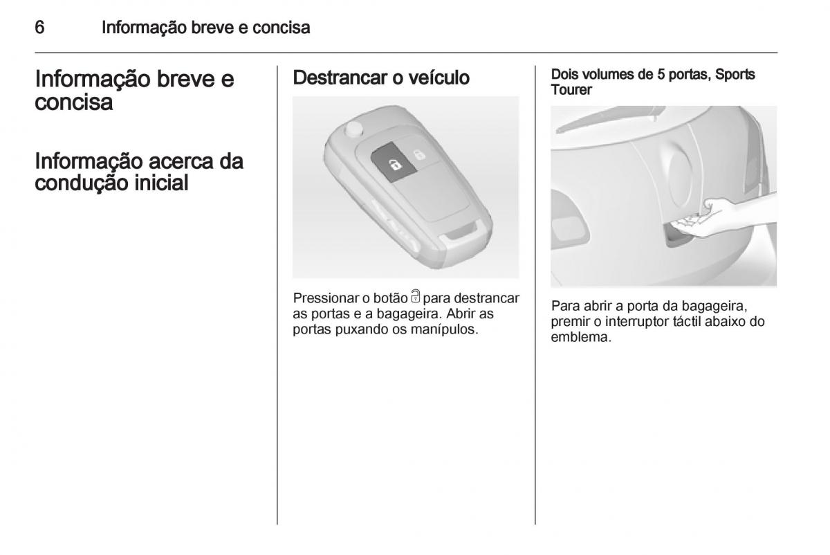 Opel Astra J IV 4 manual del propietario / page 8