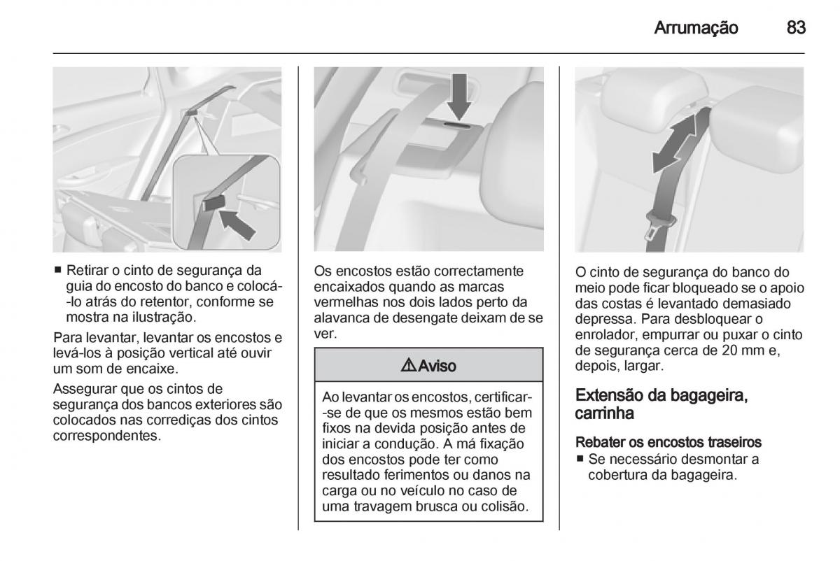 Opel Astra J IV 4 manual del propietario / page 85