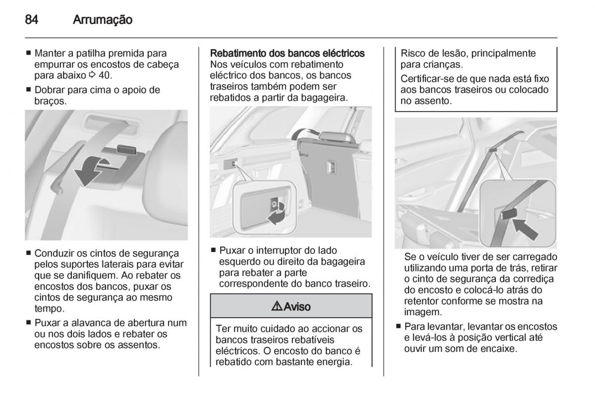 Opel Astra J IV 4 manual del propietario / page 86