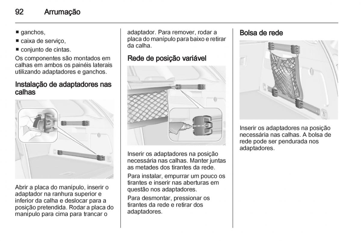 Opel Astra J IV 4 manual del propietario / page 94