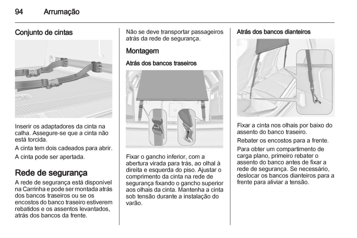 Opel Astra J IV 4 manual del propietario / page 96