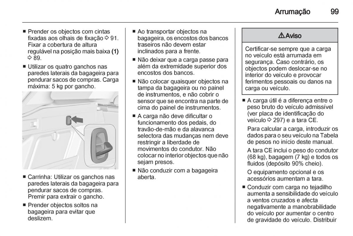 Opel Astra J IV 4 manual del propietario / page 101