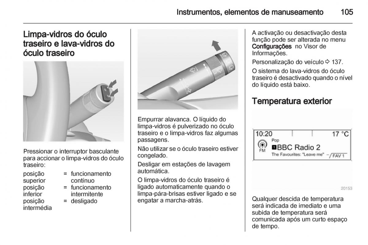 Opel Astra J IV 4 manual del propietario / page 107