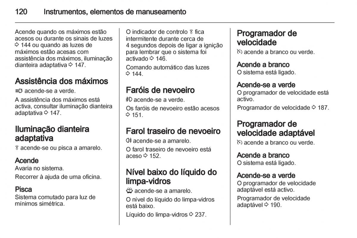 Opel Astra J IV 4 manual del propietario / page 122