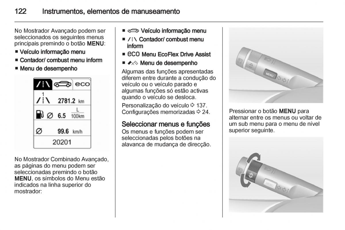 Opel Astra J IV 4 manual del propietario / page 124