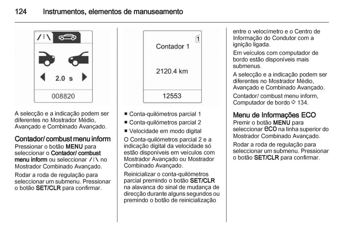 Opel Astra J IV 4 manual del propietario / page 126