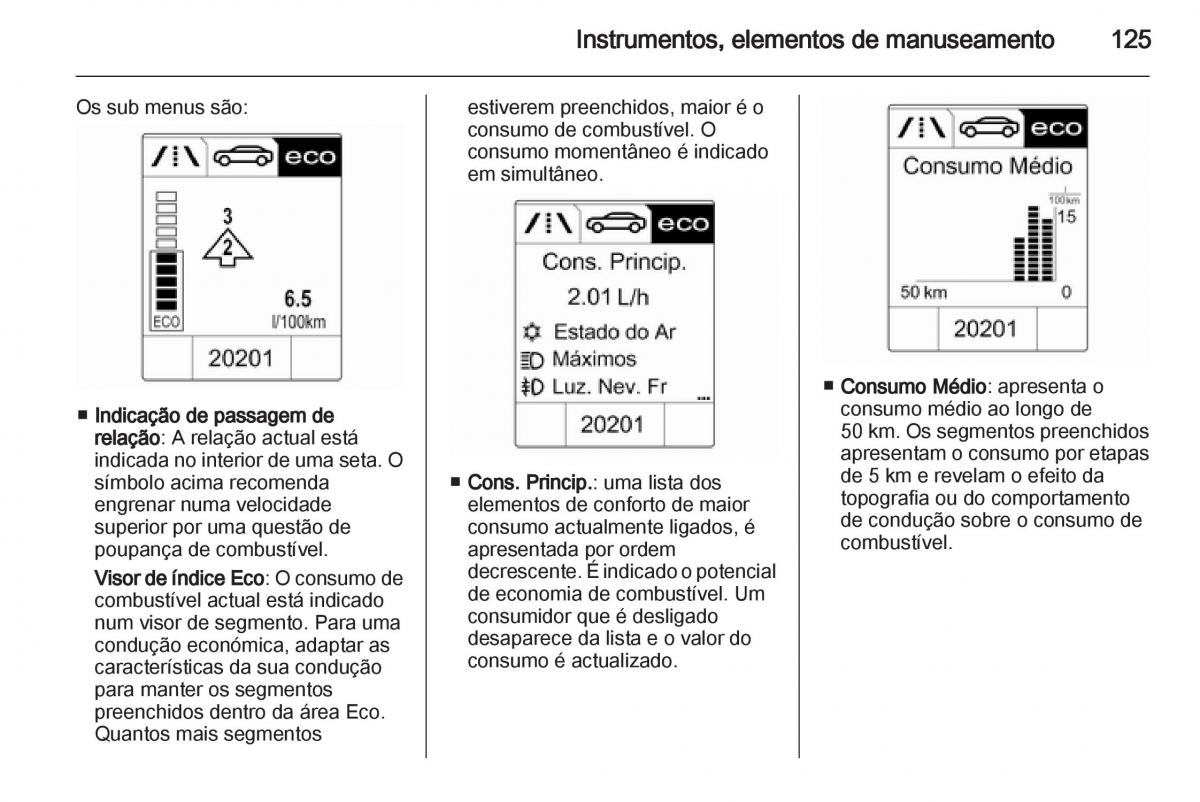 Opel Astra J IV 4 manual del propietario / page 127