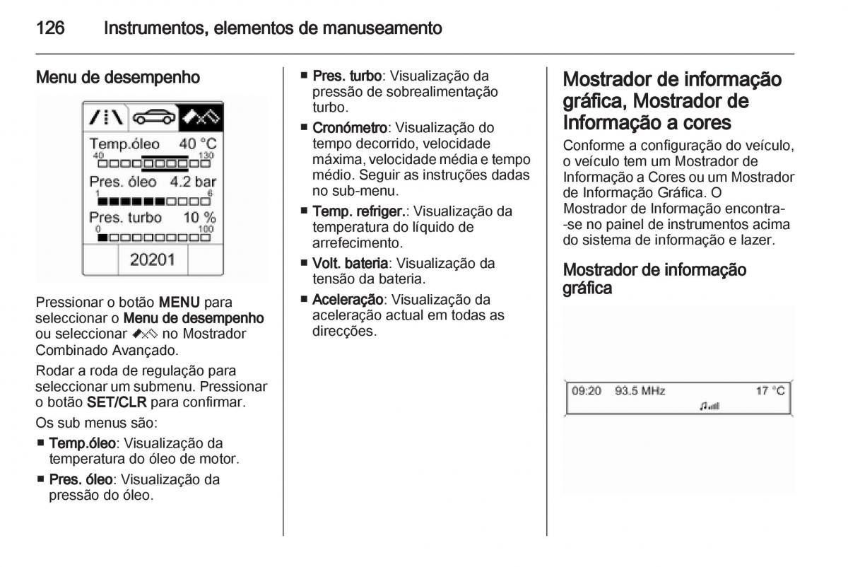 Opel Astra J IV 4 manual del propietario / page 128