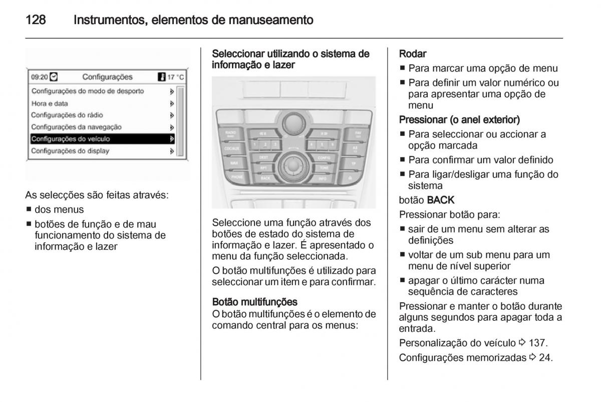 Opel Astra J IV 4 manual del propietario / page 130