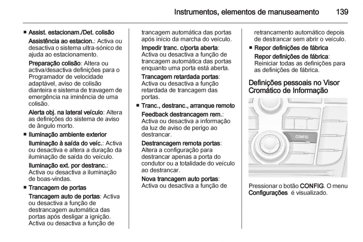 Opel Astra J IV 4 manual del propietario / page 141