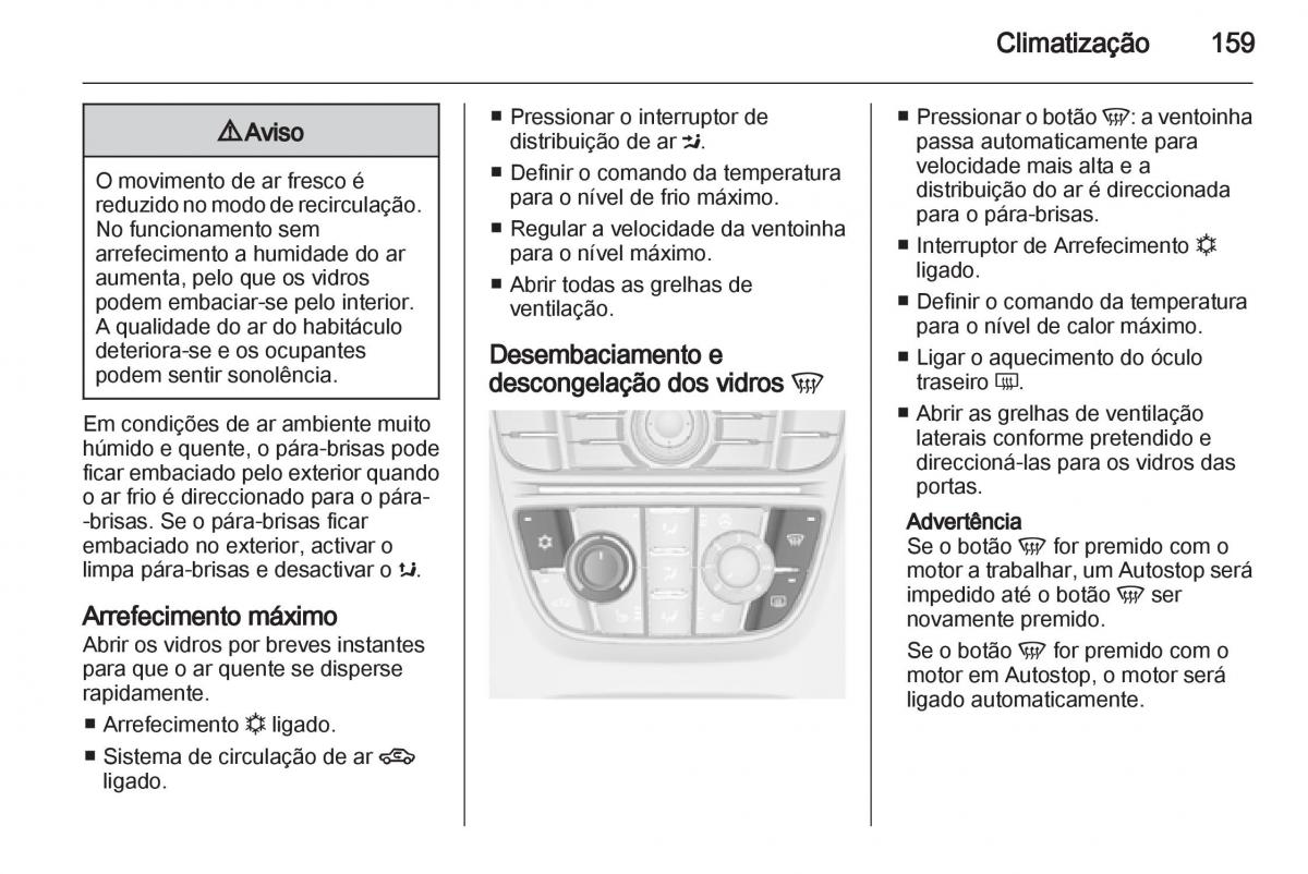 Opel Astra J IV 4 manual del propietario / page 161