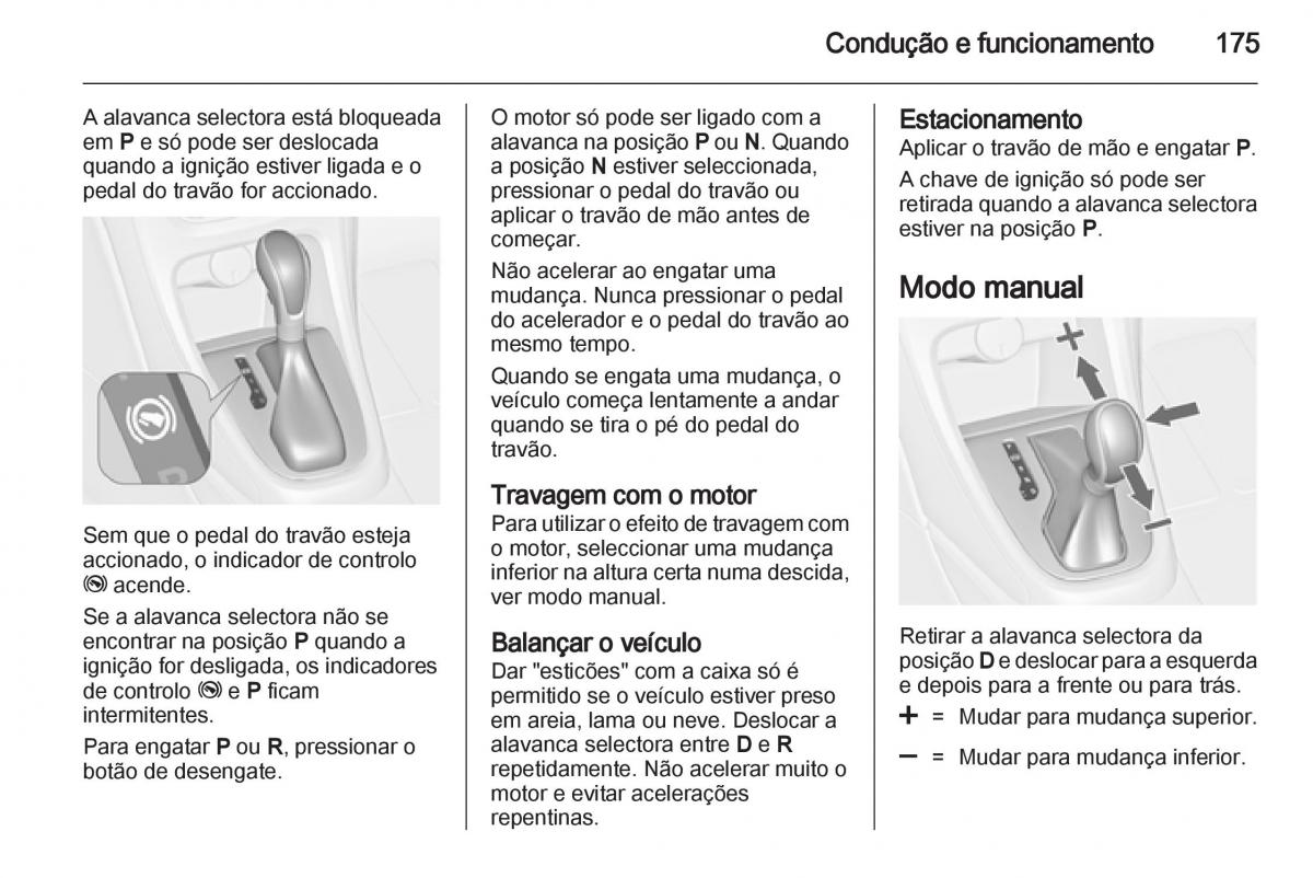 Opel Astra J IV 4 manual del propietario / page 177