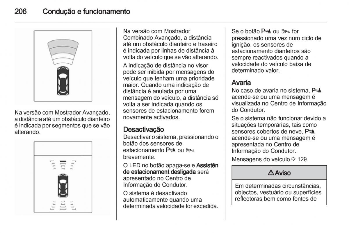 Opel Astra J IV 4 manual del propietario / page 208