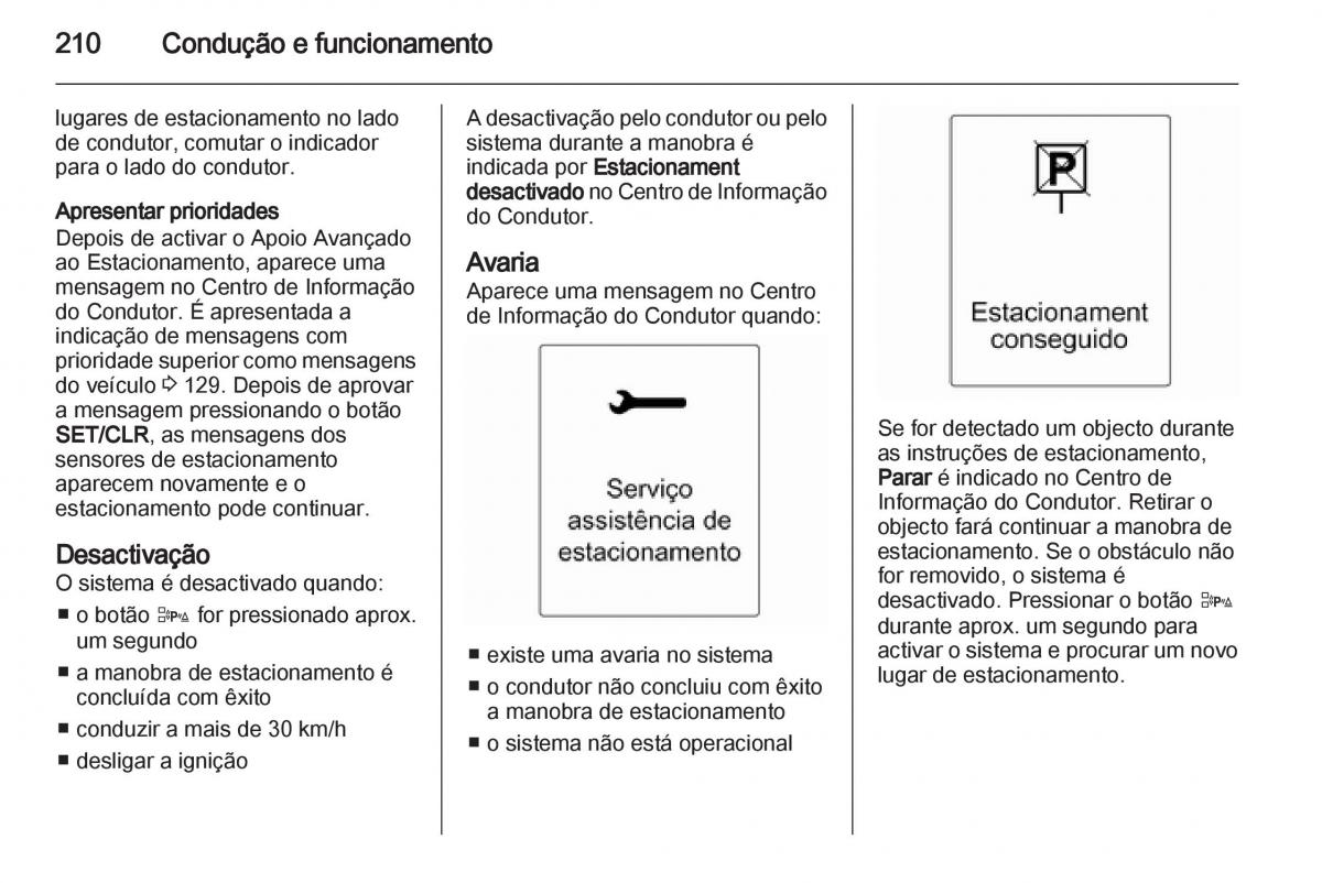 Opel Astra J IV 4 manual del propietario / page 212