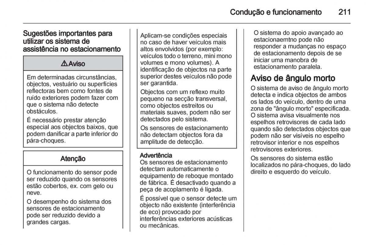 Opel Astra J IV 4 manual del propietario / page 213