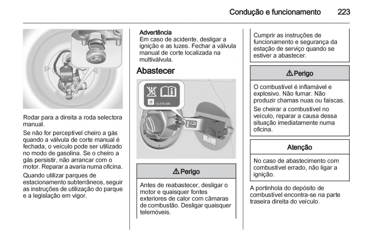 Opel Astra J IV 4 manual del propietario / page 225