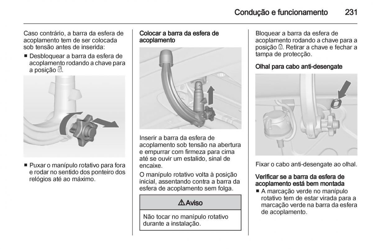 Opel Astra J IV 4 manual del propietario / page 233