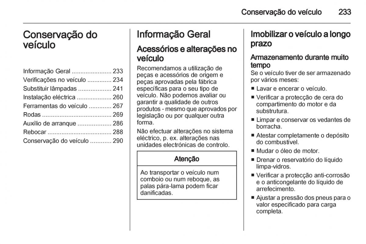 Opel Astra J IV 4 manual del propietario / page 235