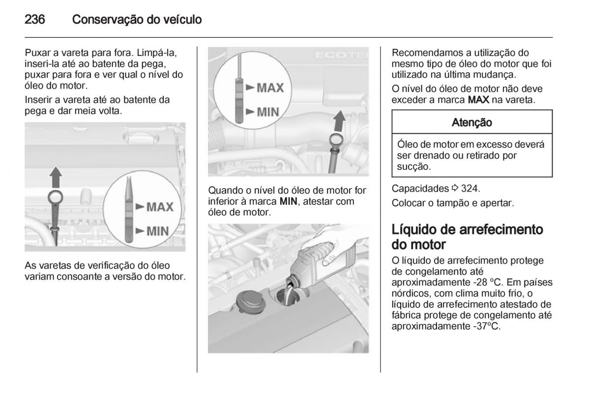 Opel Astra J IV 4 manual del propietario / page 238