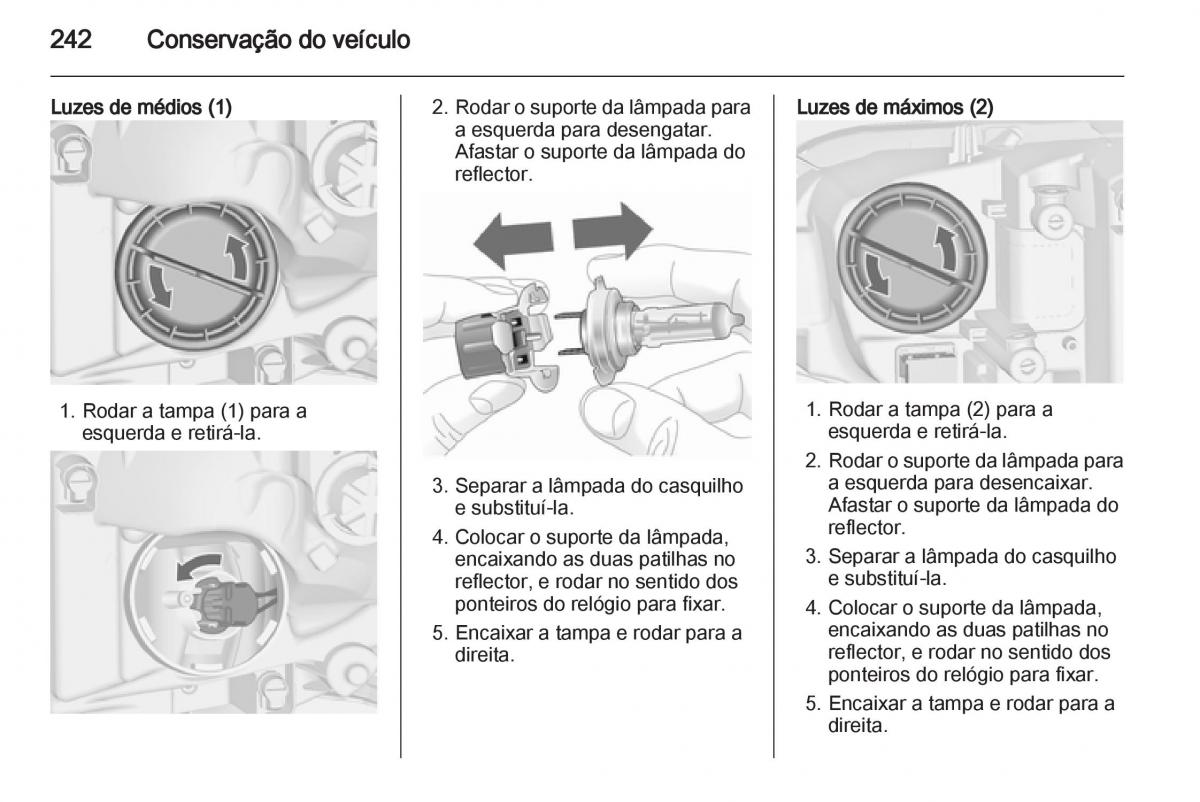 Opel Astra J IV 4 manual del propietario / page 244