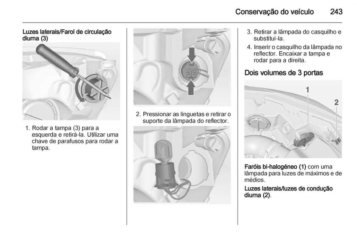 Opel Astra J IV 4 manual del propietario / page 245