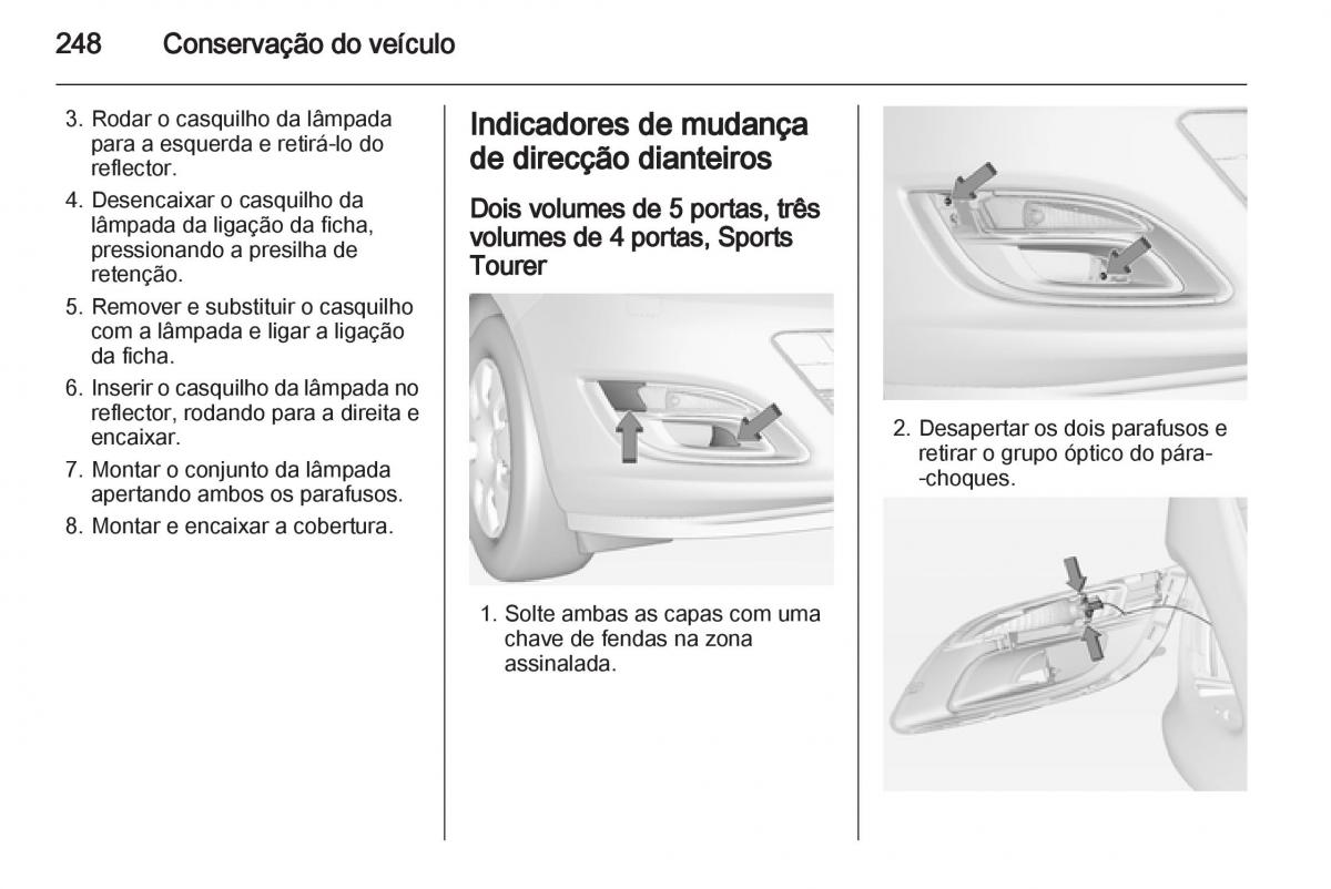 Opel Astra J IV 4 manual del propietario / page 250