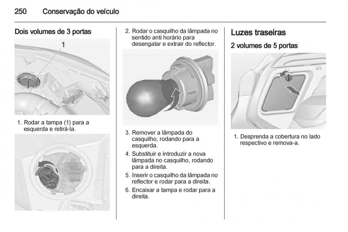 Opel Astra J IV 4 manual del propietario / page 252