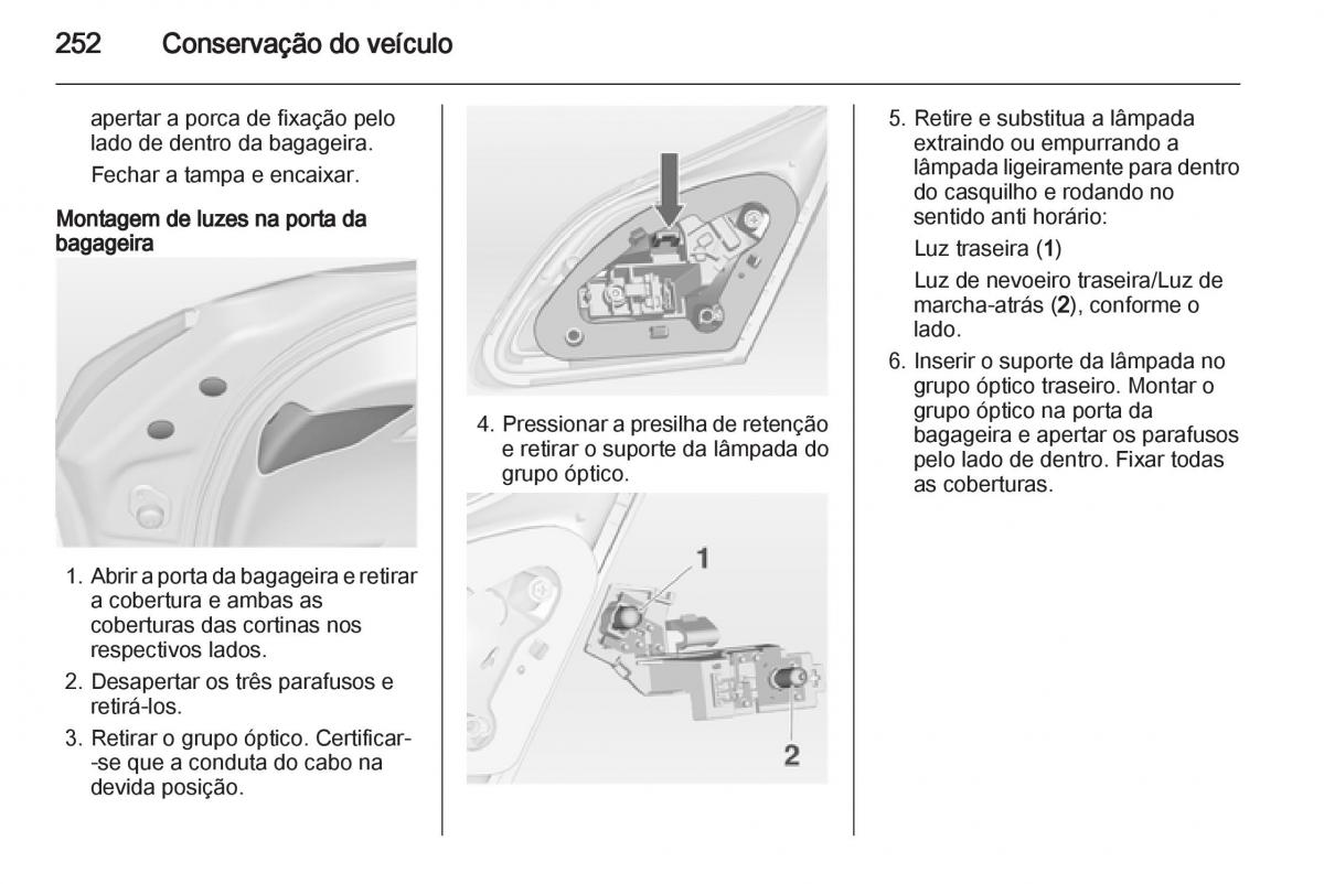 Opel Astra J IV 4 manual del propietario / page 254