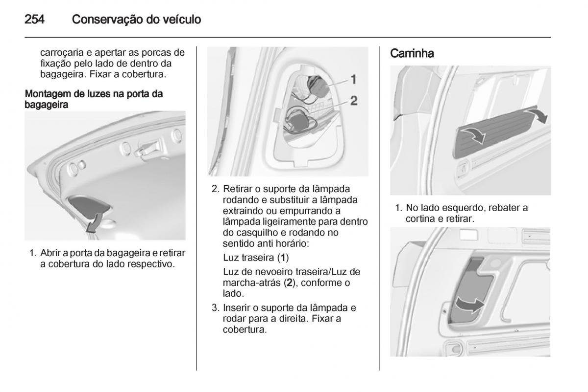 Opel Astra J IV 4 manual del propietario / page 256