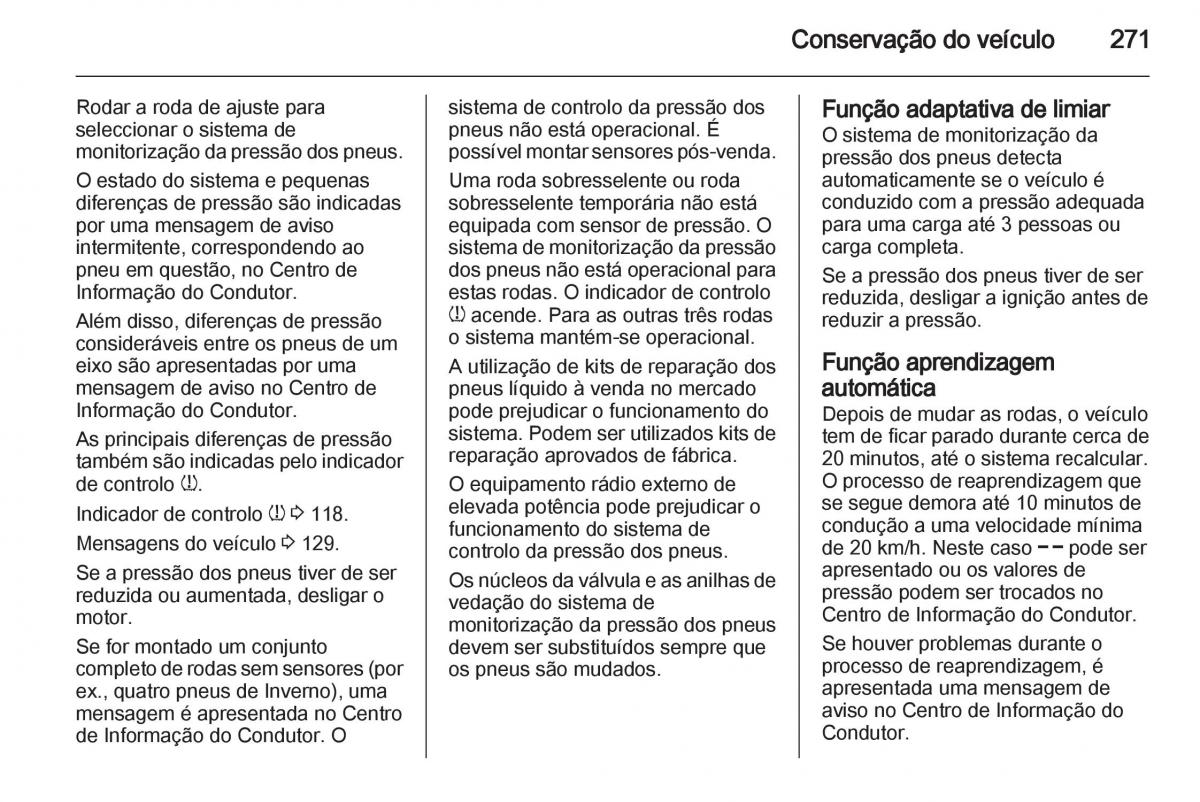 Opel Astra J IV 4 manual del propietario / page 273