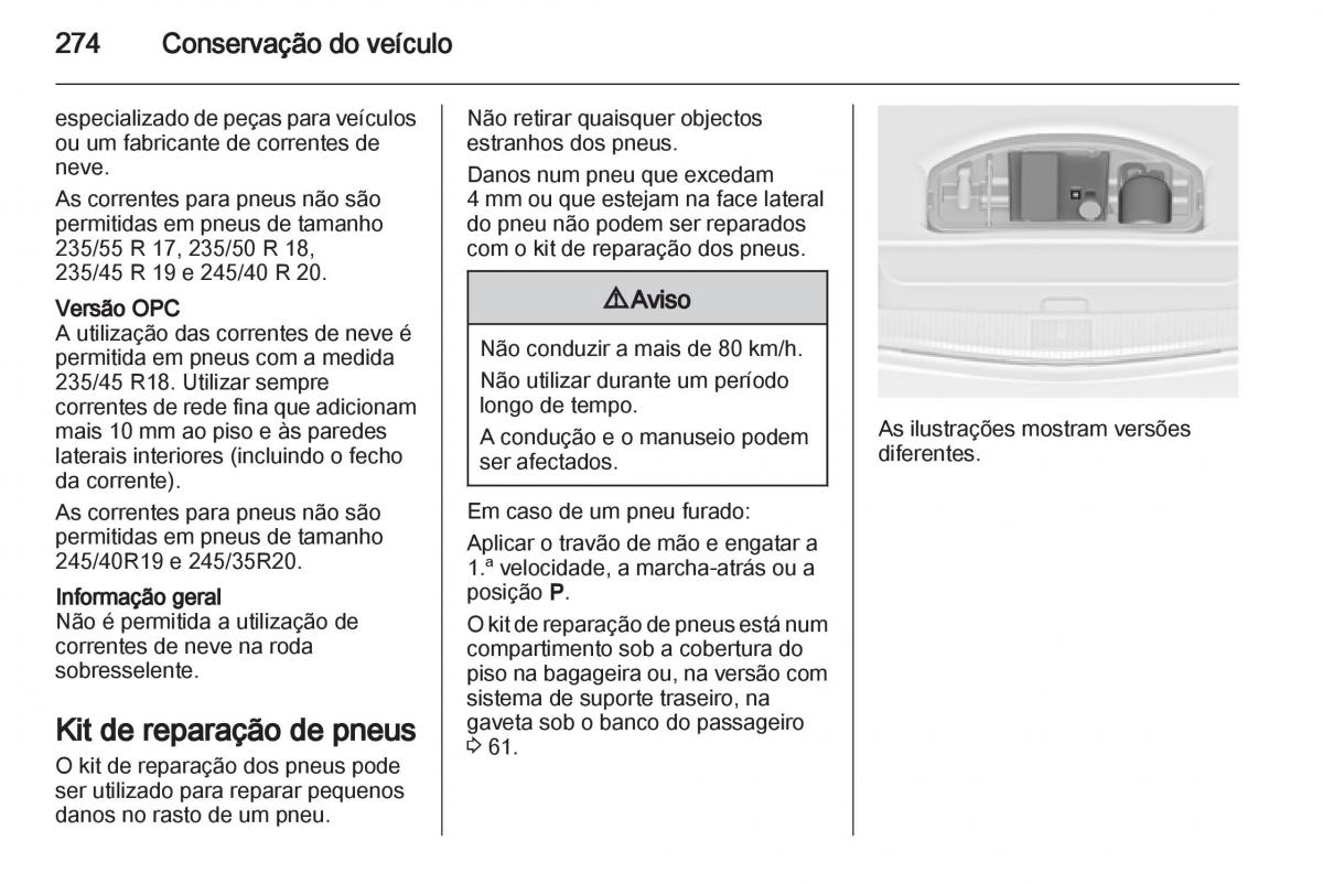 Opel Astra J IV 4 manual del propietario / page 276