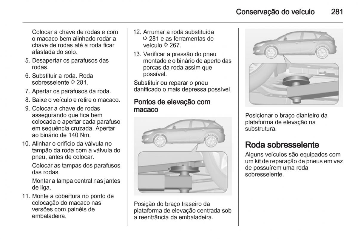 Opel Astra J IV 4 manual del propietario / page 283