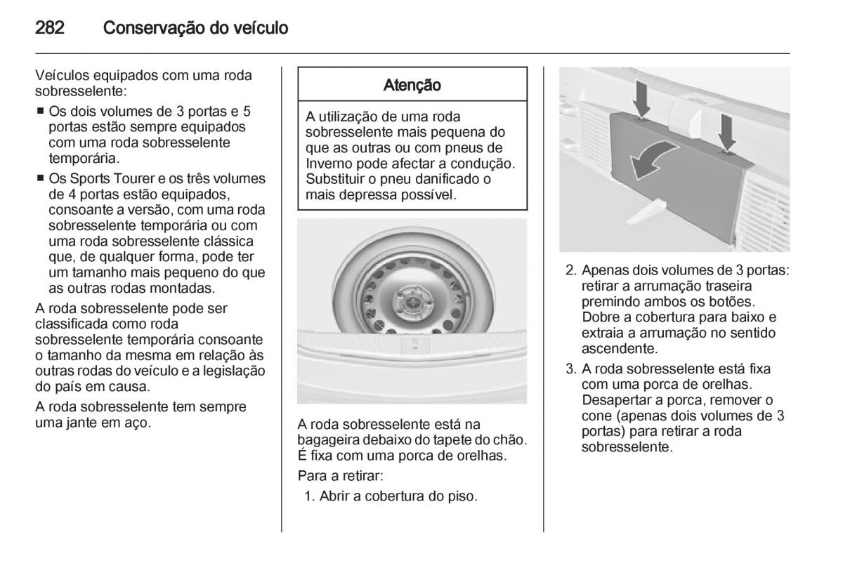 Opel Astra J IV 4 manual del propietario / page 284