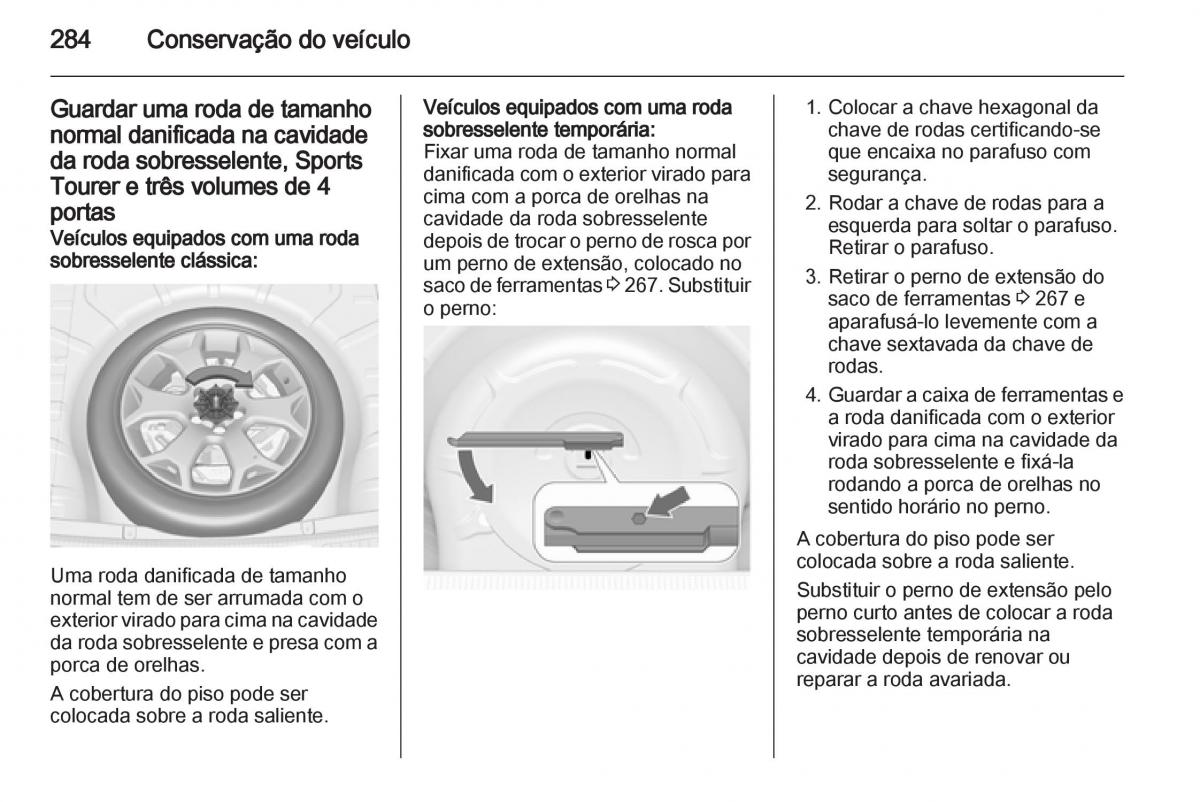 Opel Astra J IV 4 manual del propietario / page 286