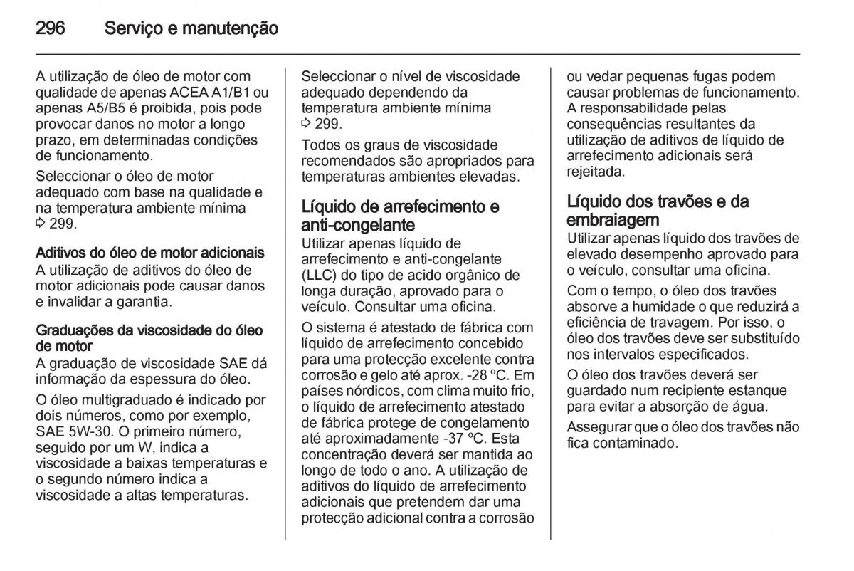 Opel Astra J IV 4 manual del propietario / page 298