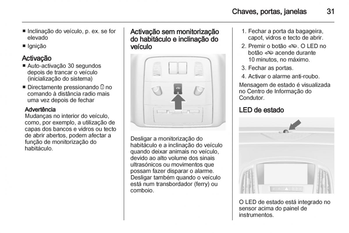 Opel Astra J IV 4 manual del propietario / page 33