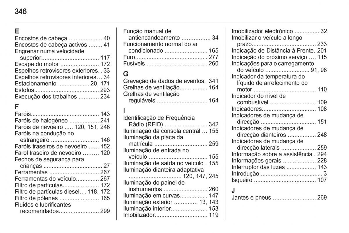 Opel Astra J IV 4 manual del propietario / page 348