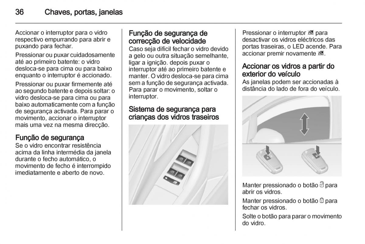 Opel Astra J IV 4 manual del propietario / page 38