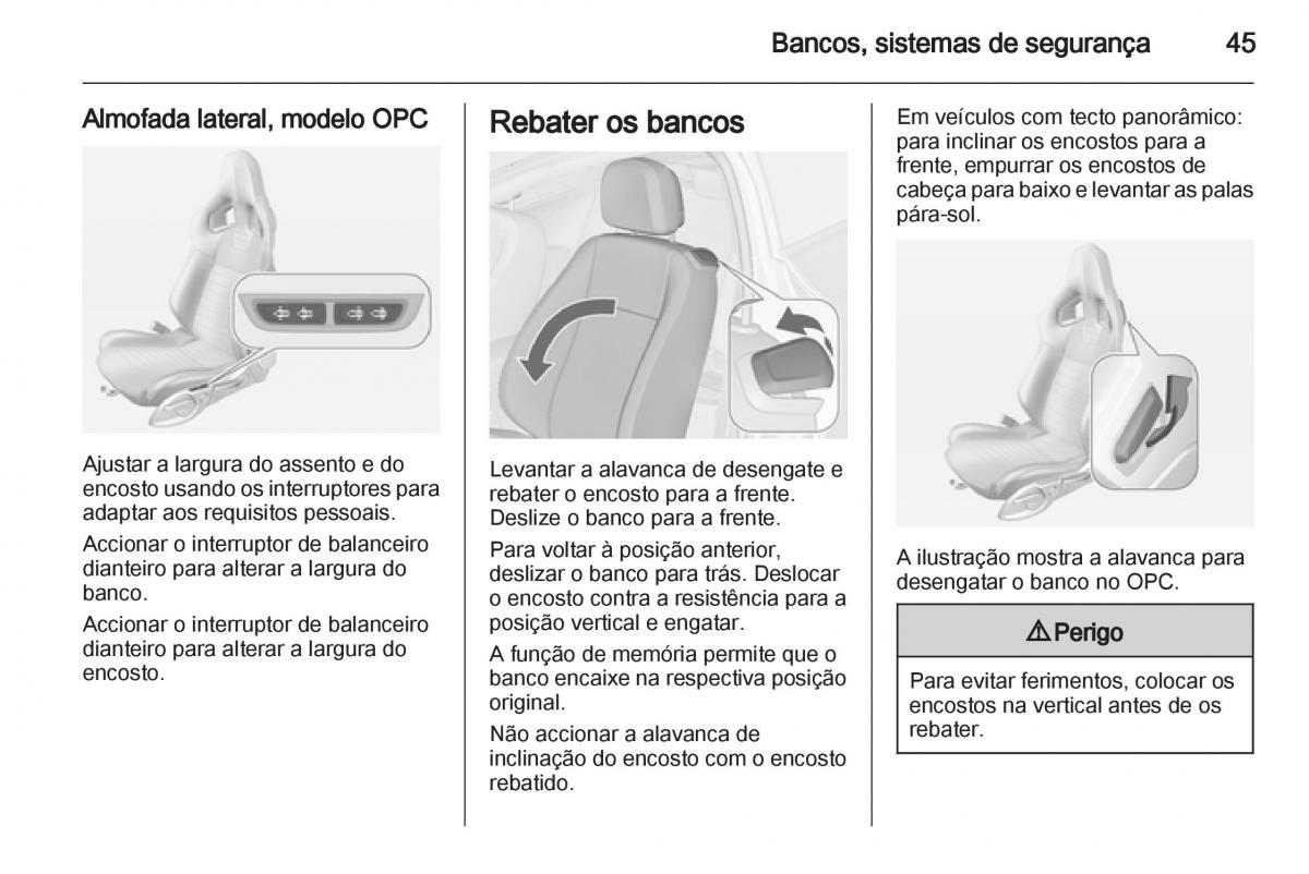 Opel Astra J IV 4 manual del propietario / page 47