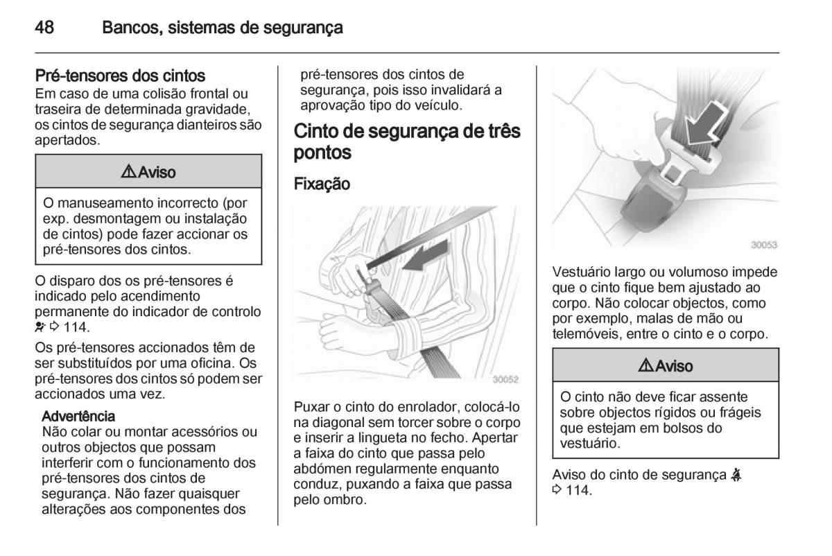 Opel Astra J IV 4 manual del propietario / page 50