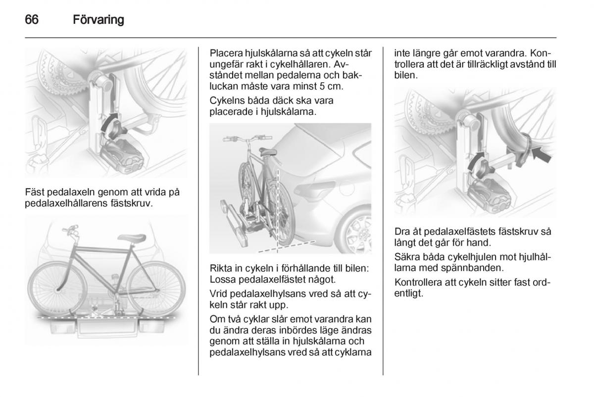 Opel Astra J IV 4 instruktionsbok / page 68