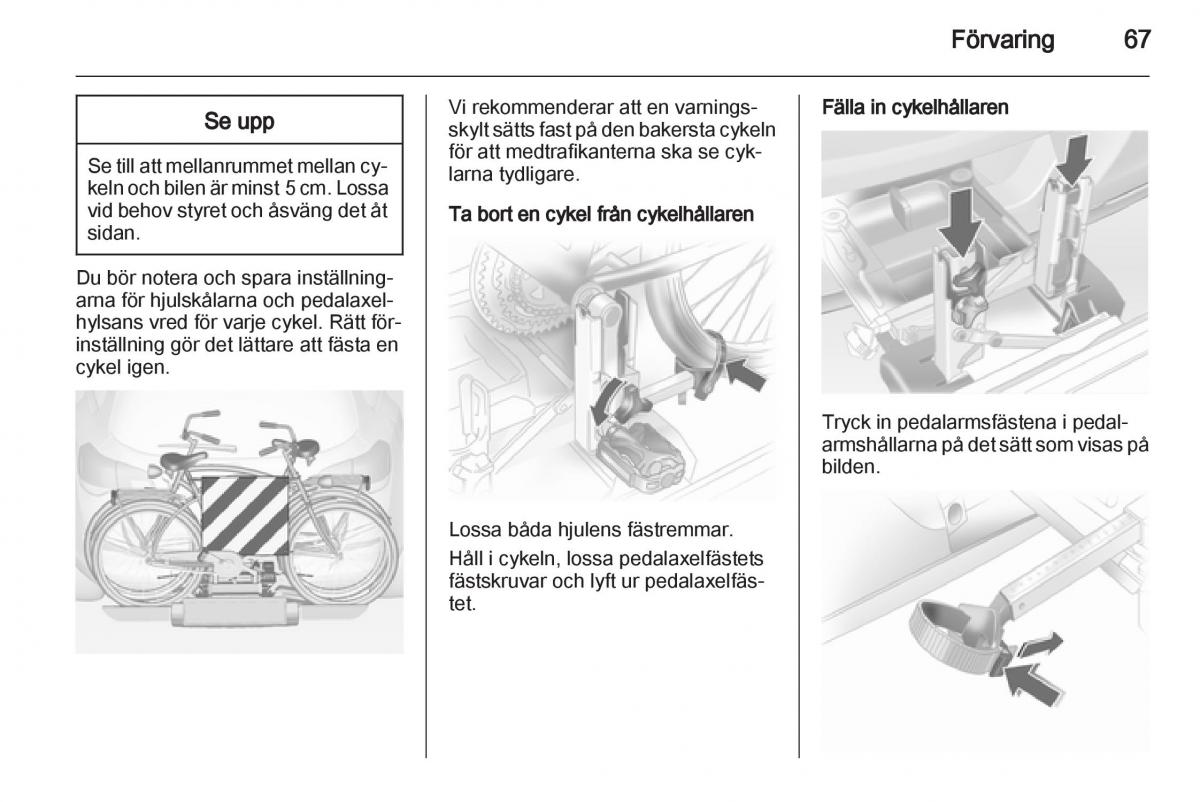 Opel Astra J IV 4 instruktionsbok / page 69