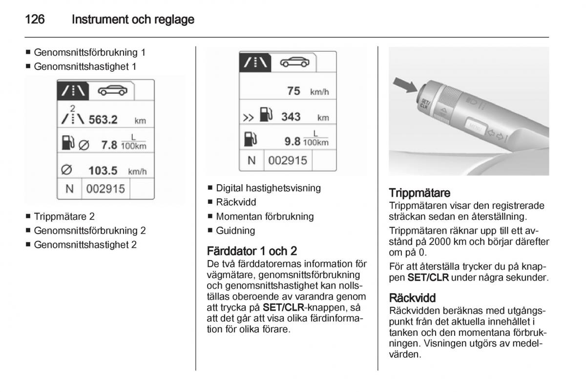 Opel Astra J IV 4 instruktionsbok / page 128