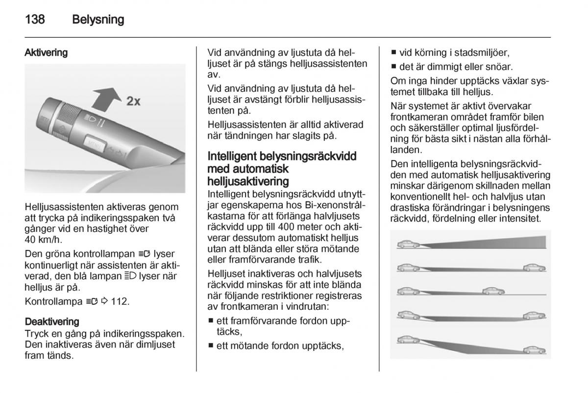 Opel Astra J IV 4 instruktionsbok / page 140