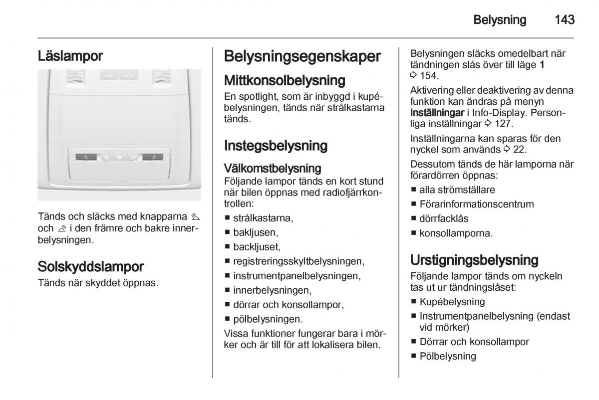 Opel Astra J IV 4 instruktionsbok / page 145